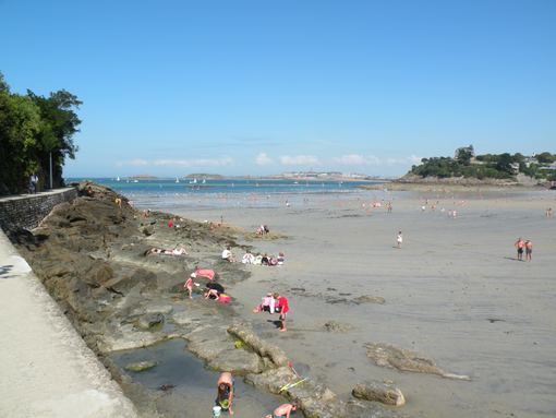 panorama depuis la plage de l'Ecluse
